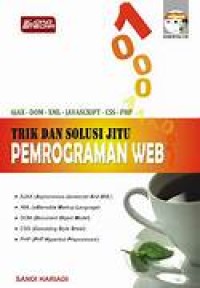 AJAK - DOM - XML - JAVASCRIPT - CSS - PHP Trik Dan Solusi Jitu Pemrograman Web